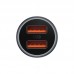 Автомобильное зарядное устройство BASEUS Golden Contactor Max Dual, 2*USB, 8A, 60W, темно-серый
