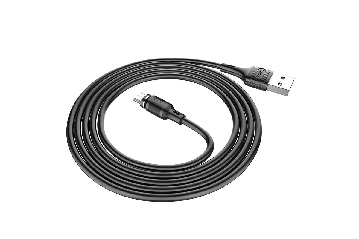 USB D.CABLE micro USB HOCO X52 Sereno magnetic charging cable for Micro (черный) 1 метр