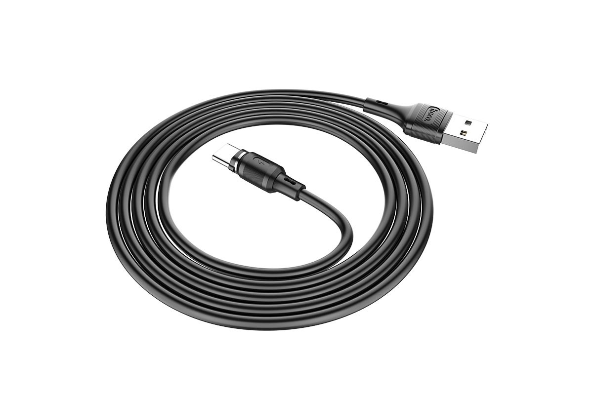 USB D.CABLE HOCO X52 Sereno magnetic charging cable for Type-C (черный) 1 метр