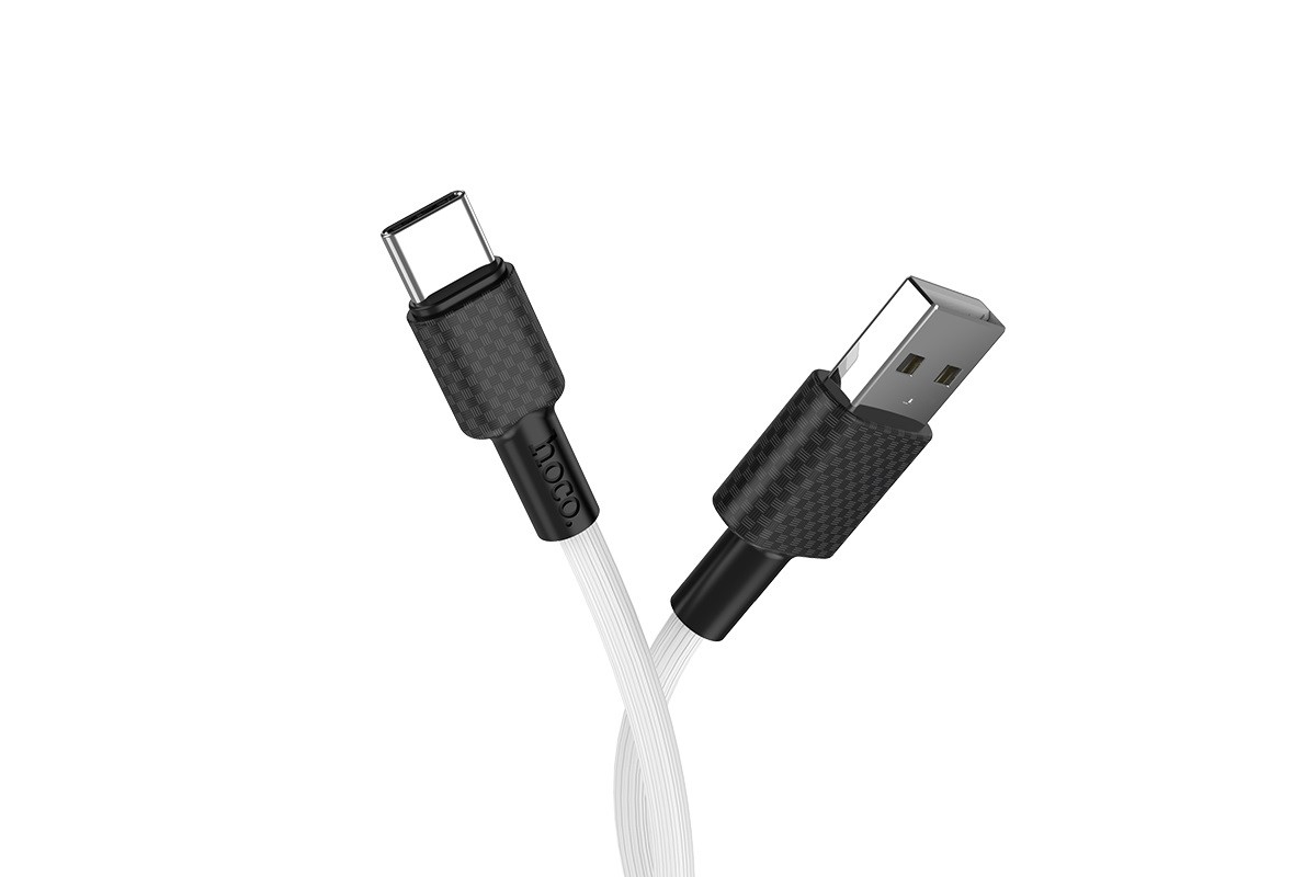 Кабель USB HOCO X29 Superior style charging data cable for Type-c (белый) 1 метр