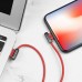 Кабель для iPhone HOCO U60 Soul secret charging data cable for Lightning 1м красный