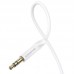 Кабель аудио AUX BOROFONE BL16 AUX 3.5 1 метр белый
