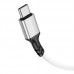 Кабель USB - USB Type-C BOROFONE BX83, 2,4A (белый) 1м силиконовый
