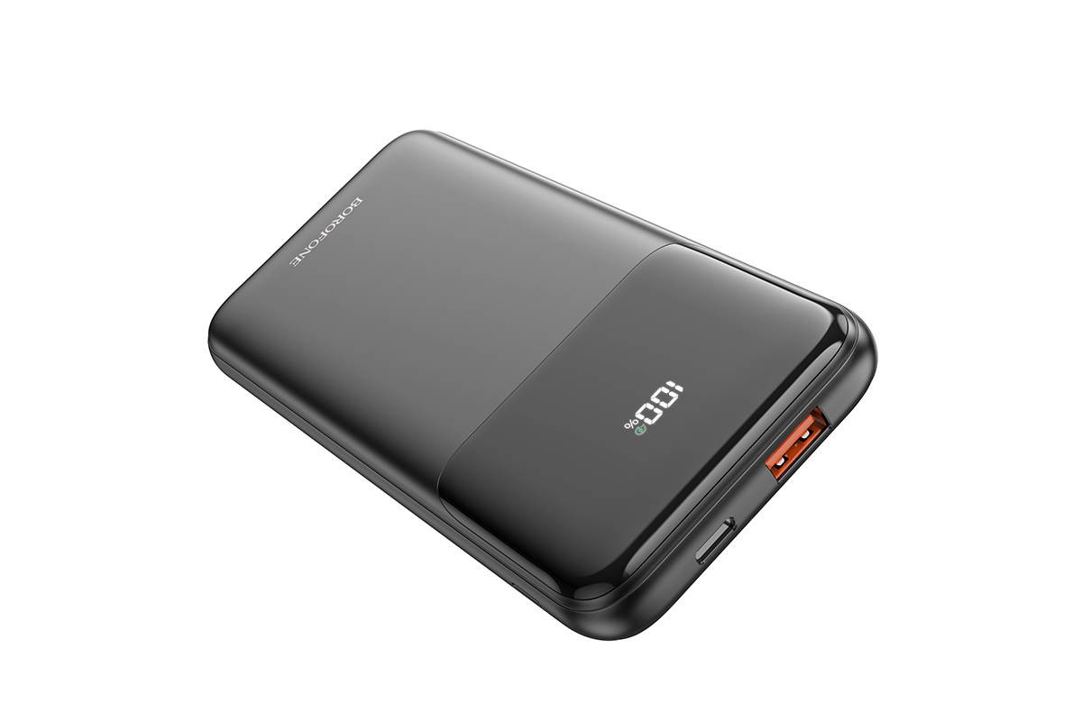Универсальный дополнительный аккумулятор Power Bank BOROFONE BJ22 22.5W + PD20W (10000 mAh) (черный)