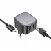 Сетевое зарядное устройство 2USB + кабель MicroUSB HOCO CS31A 2100mAh (черный)