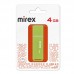 Флешка USB 2.0 Mirex LINE GREEN 4GB (ecopack)