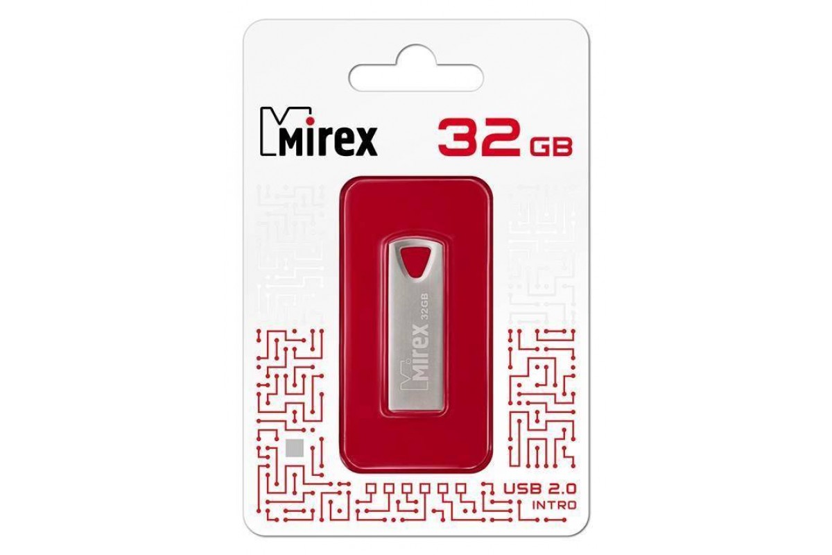 Флешка USB 2.0 Mirex INTRO 32GB (ecopack)