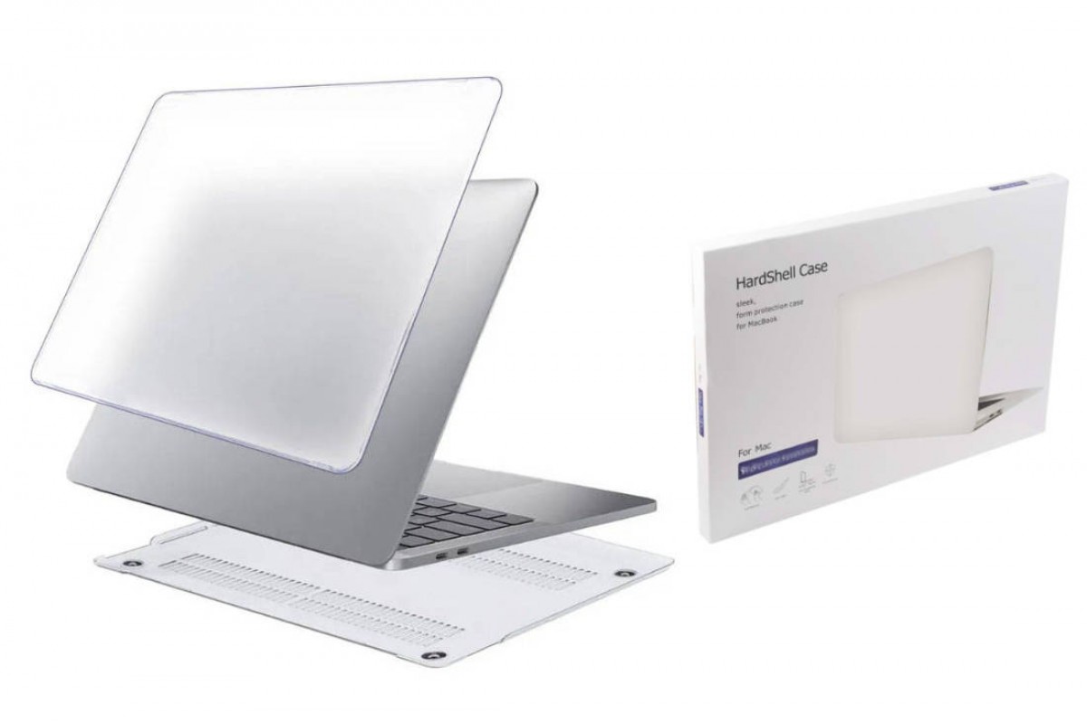 Защитный кейс для ноутбука Case MacBook 16pro A2141 (прозрачный, матовый)