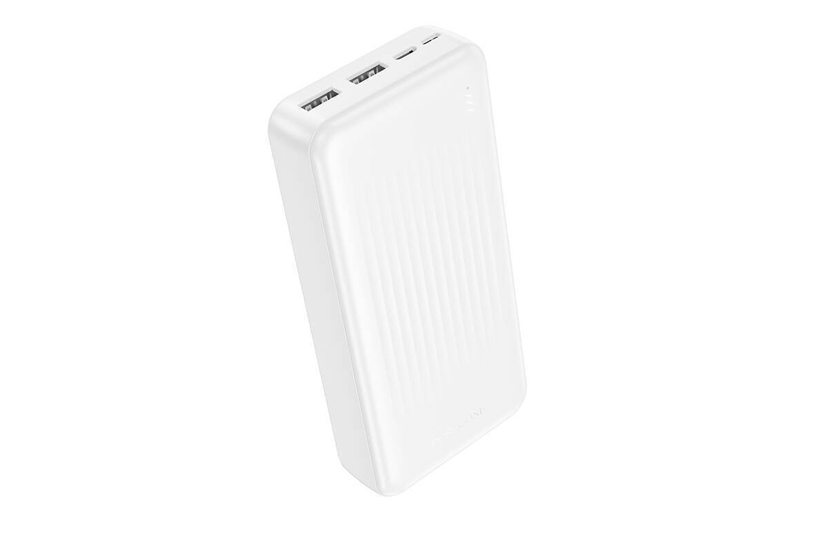 Универсальный дополнительный аккумулятор Power Bank BOROFONE BJ78A Clever (20000mAh) (белый)