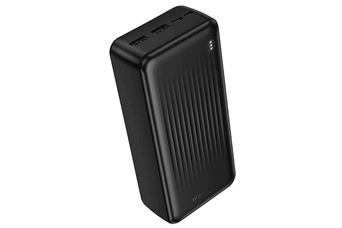 Универсальный дополнительный аккумулятор Power Bank BOROFONE BJ78B Clever (30000mAh) (черный)
