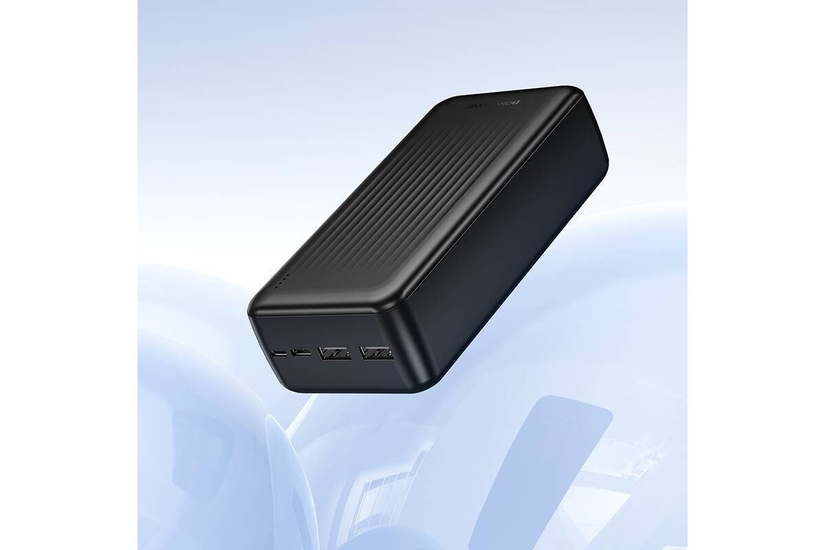 Универсальный дополнительный аккумулятор Power Bank BOROFONE BJ78B Clever (30000mAh) (черный)