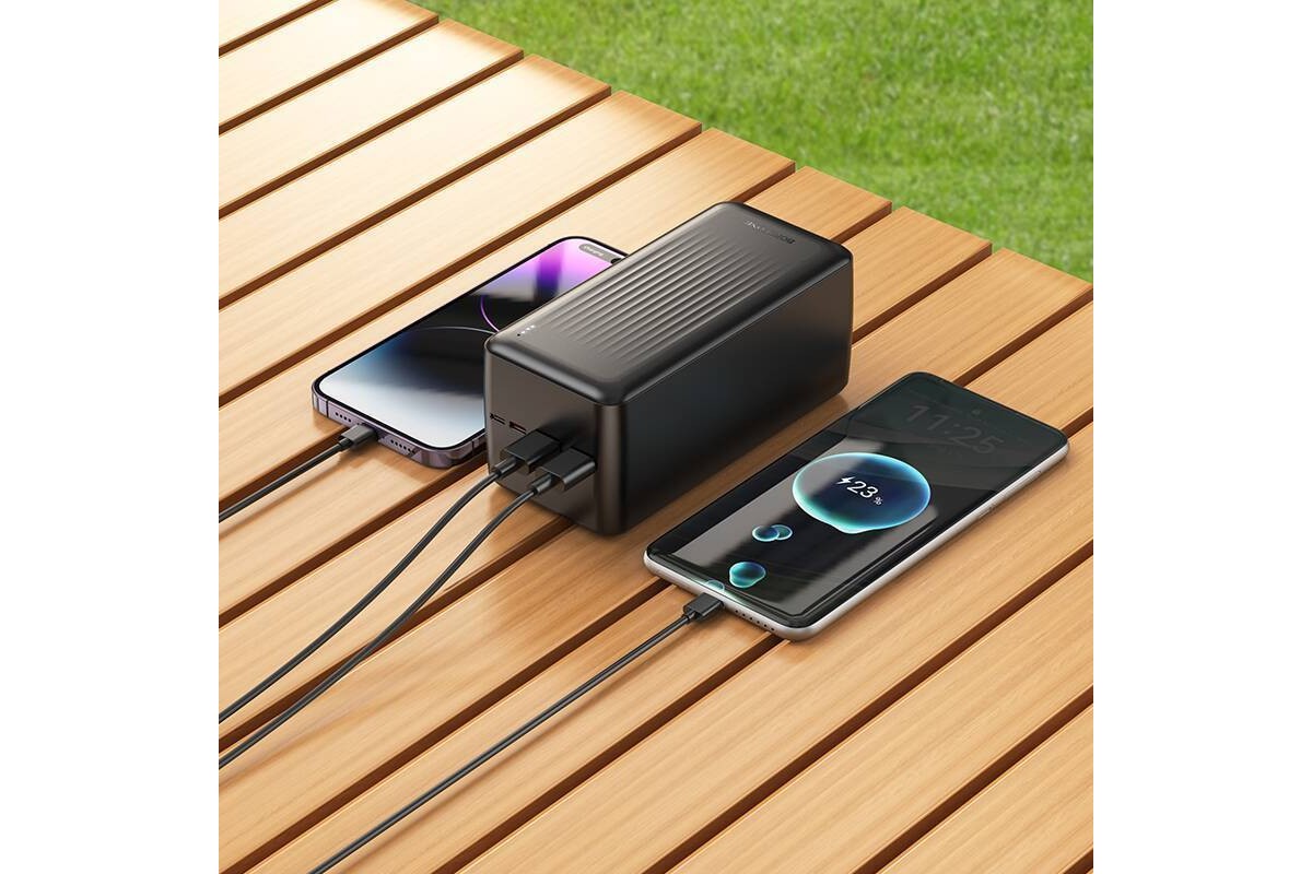 Универсальный дополнительный аккумулятор Power Bank BOROFONE BJ78C Clever (50000mAh) (черный)