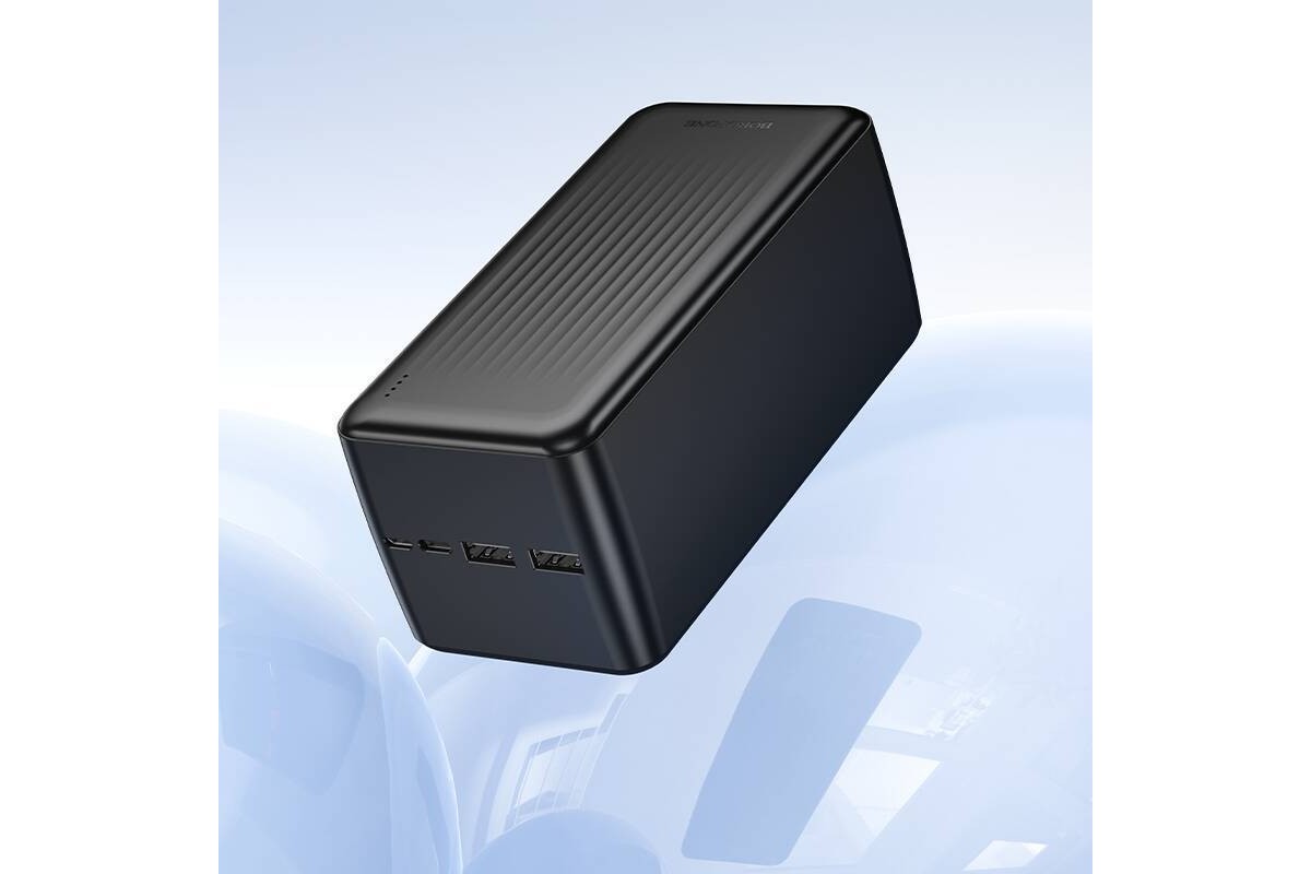Универсальный дополнительный аккумулятор Power Bank BOROFONE BJ78C Clever (50000mAh) (черный)