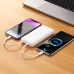 Универсальный дополнительный аккумулятор Power Bank BOROFONE BJ79 Clever with 3 cables (10000mAh) (черный) Универсальный дополнительный аккумулятор Power Bank BOROFONE BJ79 Clever with 3 cables (10000mAh) (черный)