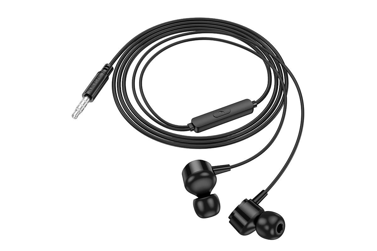 Наушники вакуумные проводные BOROFONE BM94 Sonar (белый)