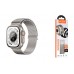 Ремешок для Apple Watch HOCO WA33 Original series umbrella buckle Milanese steel strap strap (44/45/46/49 мм) оригинальный цвет