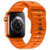 Ремешок для Apple Watch HOCO WA27 Flexible series stepped pattern solid color silicone strap (38/40/41 мм) оранжевый