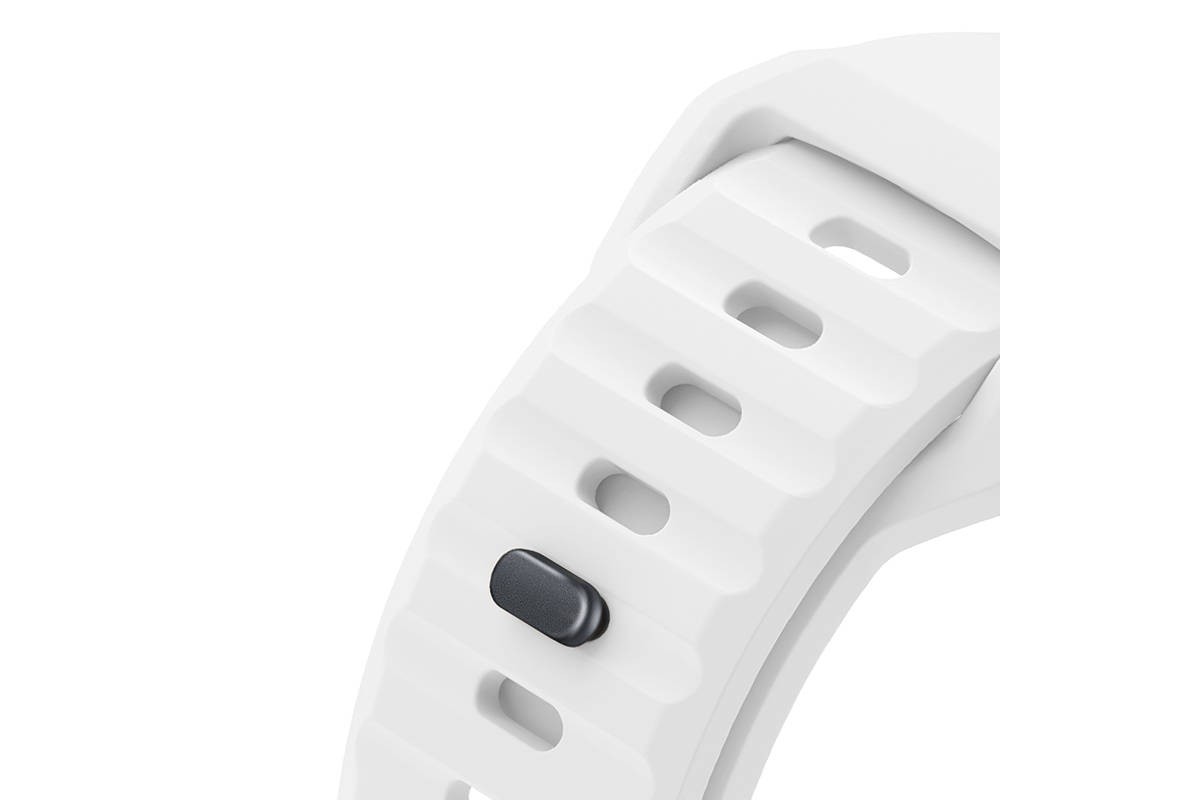Ремешок для Apple Watch HOCO WA27 Flexible series stepped pattern solid color silicone strap (42/44/45/49 мм) темно-синий