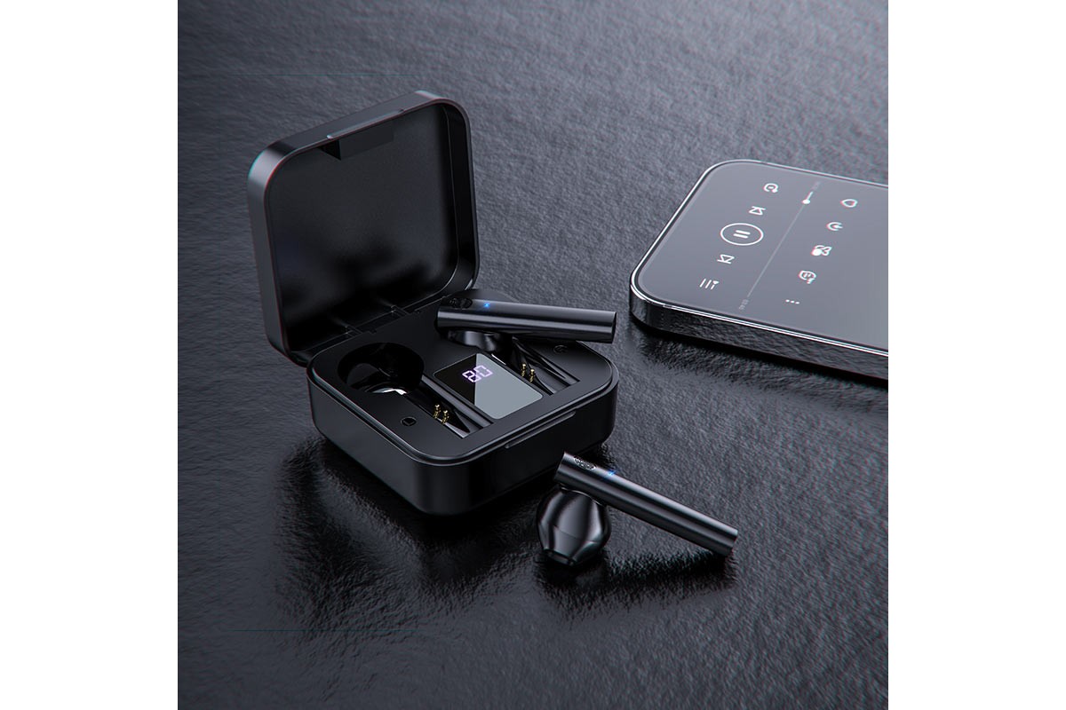 Беспроводные наушники BOROFONE BE40 Triumph TWS wireless earphonesl 3.5мм цвет черная
