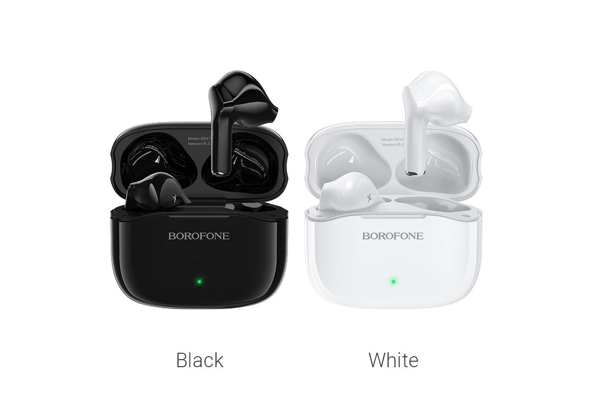 Беспроводные наушники BOROFONE BE47 Perfecto TWS wireless earphonesl 3.5мм цвет белая
