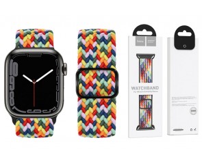 Ремешок для Apple Watch HOCO WA05 Jane Eyre series sliding buckle ultra-thin nylon strap (38-41 мм, W pattern-seven colors)