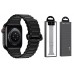 Ремешок для Apple Watch HOCO WA06 Flexible series military pattern magnetic silicone strap (42-49 мм, black)