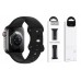Ремешок для Apple Watch HOCO WA15 Flexible series 8-character buckle solid color silicone strap (42-49 мм, black)