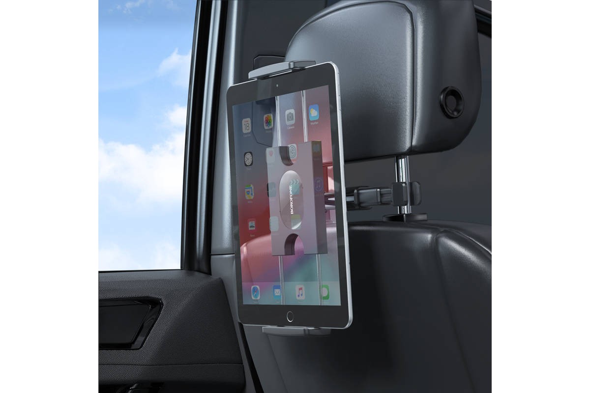 Держатель автомобильный для планшета BOROFONE BH101 Airy tablet car holder черный