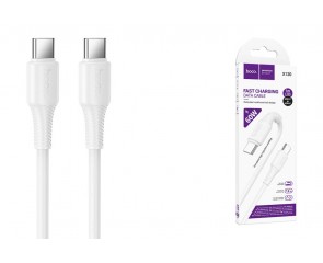 Кабель USB Type-C - USB Type-C HOCO X120 Beneficio 60W (белый)