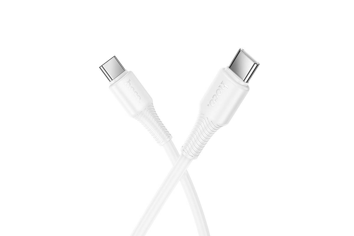 Кабель USB Type-C - USB Type-C HOCO X120 Beneficio 60W (белый)