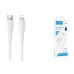 Кабель USB Type-C - Lightning HOCO X120 Beneficio PD27W (белый)