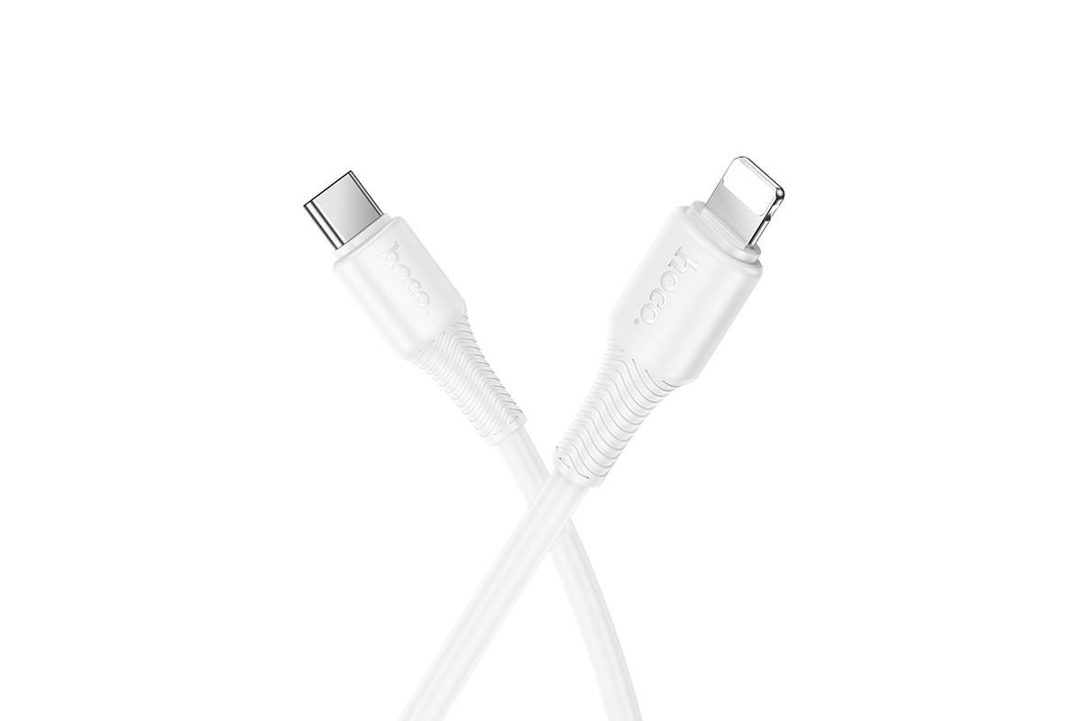 Кабель USB Type-C - Lightning HOCO X120 Beneficio PD27W (белый)