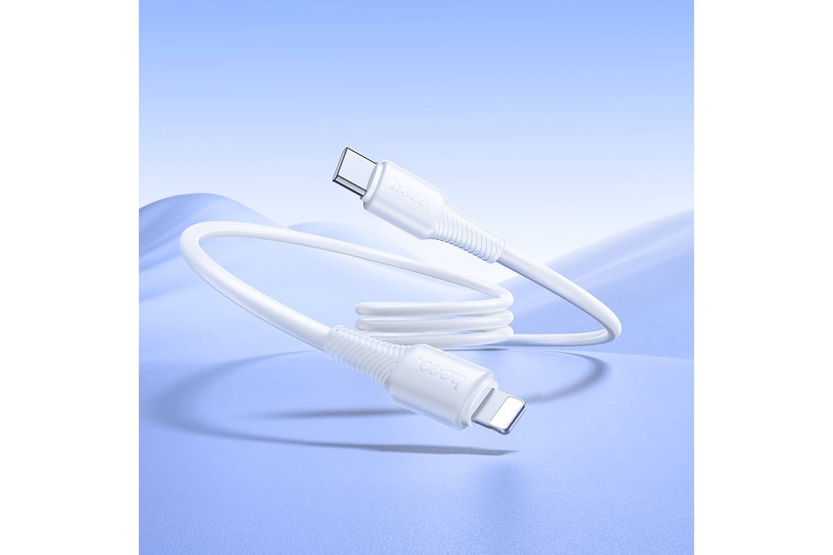 Кабель USB Type-C - Lightning HOCO X120 Beneficio PD27W (белый)