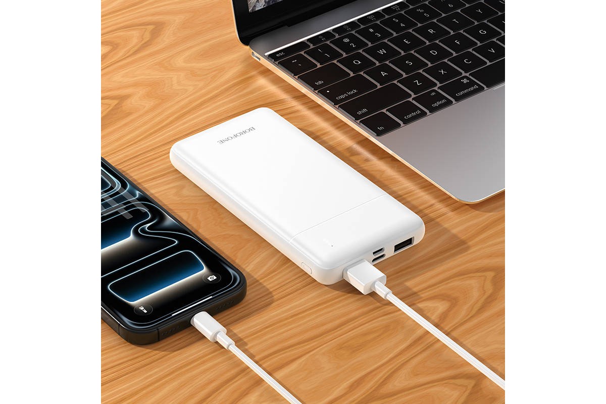Универсальный дополнительный аккумулятор Power Bank Borofone BJ88 (10000 mAh) (черный) Универсальный дополнительный аккумулятор Power Bank Borofone BJ88 (10000 mAh) (черный)