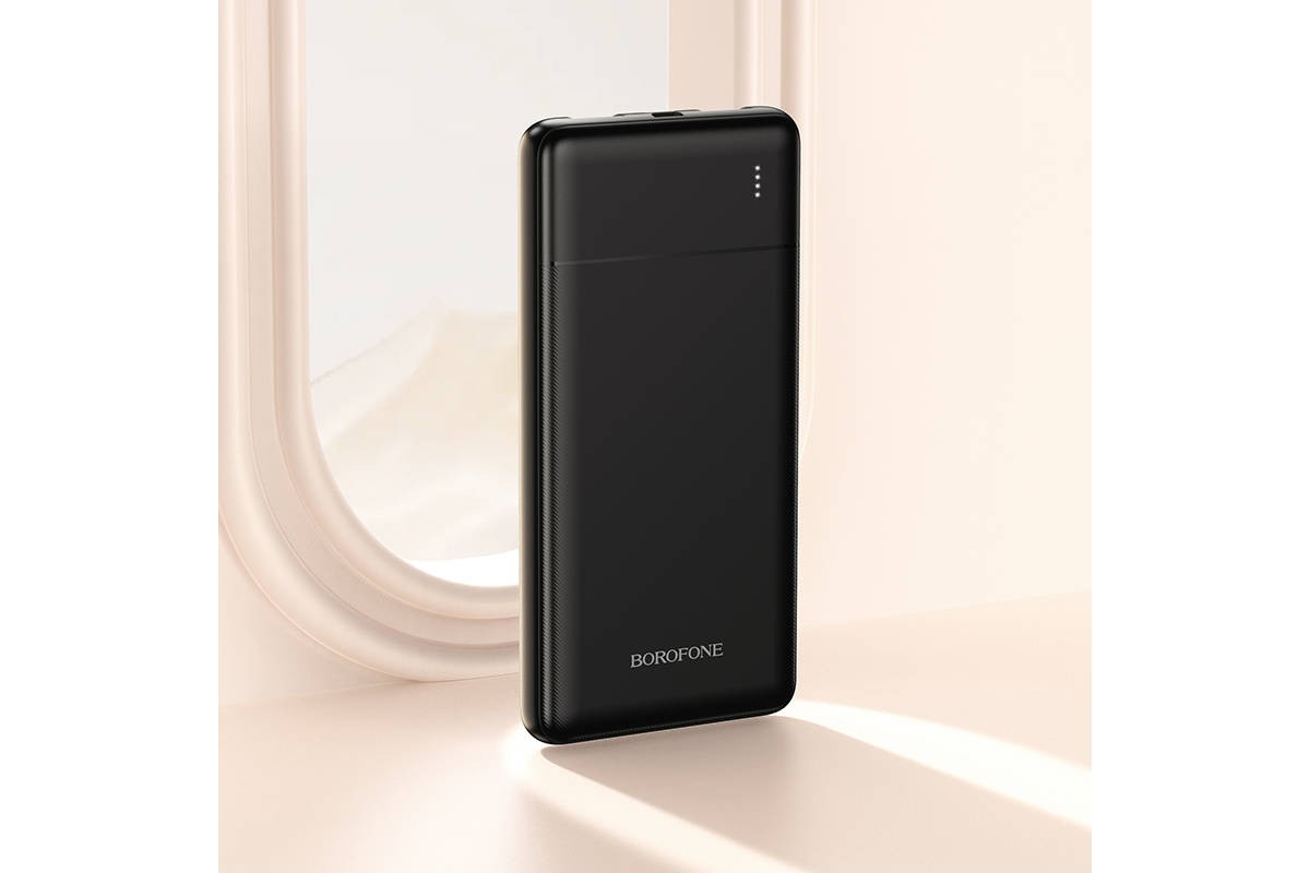 Универсальный дополнительный аккумулятор Power Bank Borofone BJ88 (10000 mAh) (черный) Универсальный дополнительный аккумулятор Power Bank Borofone BJ88 (10000 mAh) (черный)