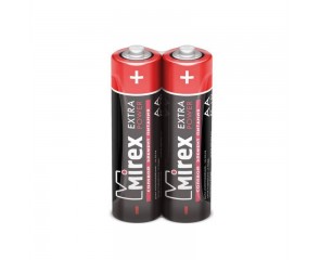 Батарейка солевая Mirex R6 / AA 1,5V  2 шт (2/60/1200), цена за спайку 2 шт 23702-ER6-S2 