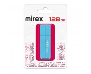 Флешка USB 3.0 Mirex LINE BLUE 128GB (ecopack)