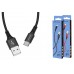 Кабель USB BOROFONE BX20 Enjoy charging data cable for Type-C (черный) 1 метр