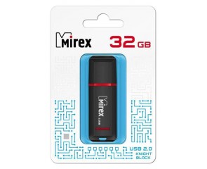 Флешка USB 2.0 Mirex KNIGHT BLACK 32GB (ecopack)