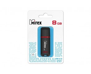 Флешка USB 2.0 Mirex KNIGHT BLACK 8GB (ecopack) Флешка USB 2.0 Mirex KNIGHT BLACK 8GB (ecopack)