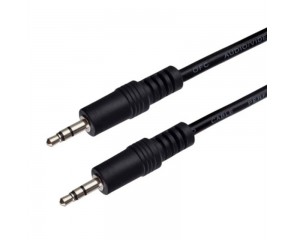 Кабель аудио AUX PERFEO Jack 3.5 мм вилка - Jack 3.5 мм вилка, длина 5 м. (J2105) (черный)