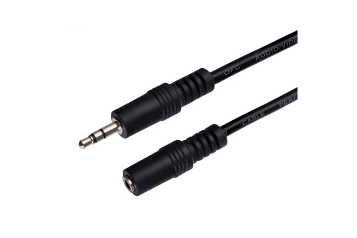 PERFEO Кабель Jack 3.5 мм вилка - Jack 3.5 мм розетка, длина 3 м. (J2202)