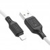Кабель USB - Lightning HOCO X90 2,4A (черный) 1м
