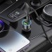 Автомобильное зарядное устройство АЗУ USB + USB-C + кабель Lightning HOCO NZ12A Action PD43W+QC3.0 (черный прозрачный)