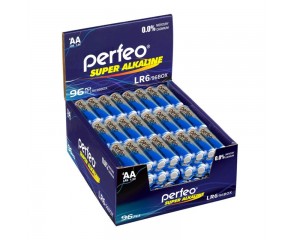 Батарейка алкалиновая Perfeo LR6 AA/96BOX Super Alkaline цена за 96 шт