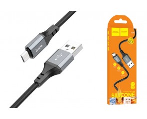 Кабель USB - MicroUSB HOCO X86 (черный) 1м 