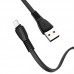Кабель USB HOCO X40 Noah charging data cable for Type-C  (черный) 1 метр