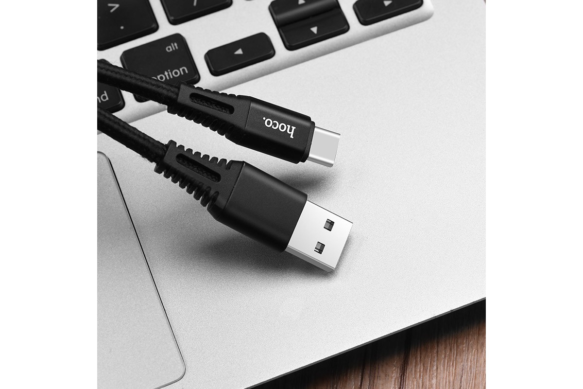 Кабель USB HOCO X22 type-c 5A quick charging cable (красный) 1 метр