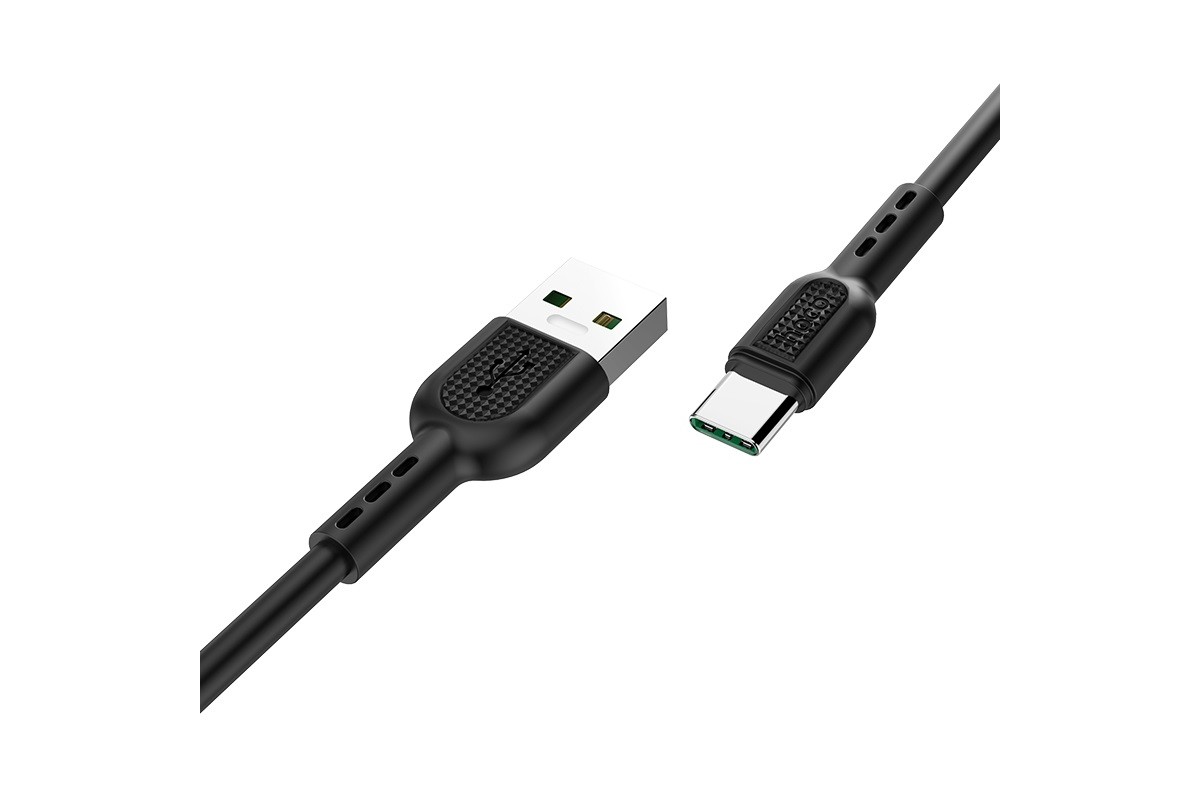 Кабель USB HOCO X33 Type-C 5A Surge charging data cable (черный) 1 метр