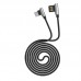 Кабель USB HOCO U42 exquisite steel charging data cable for Type-C (черный) 1 метр